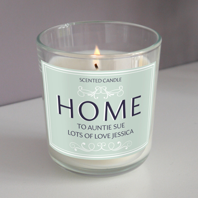 Personalised HOME Jar Candle ?? Personalised HOME Jar Candle
